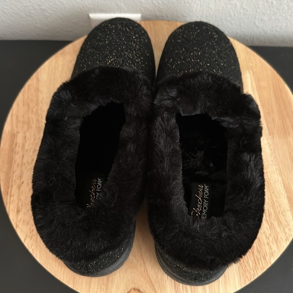 Skechers Cozy Lite Sparkle Knit Slippers - Sweet Walk - Picture 6 of 7